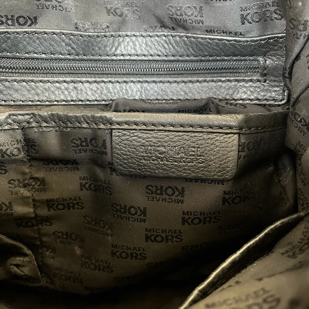 Michael Kors Black Buckle Satchel